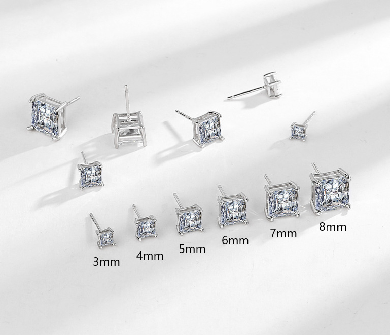 Princess Stud Earrings